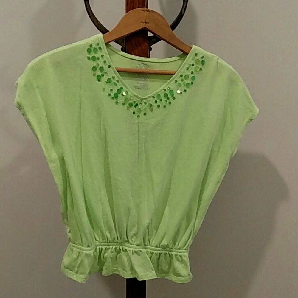 Green fashion shirt
